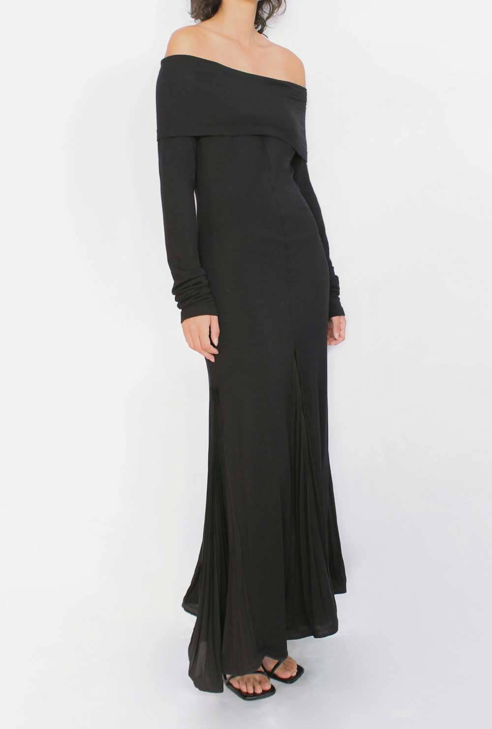 Black long dress Dresses Habey Club 