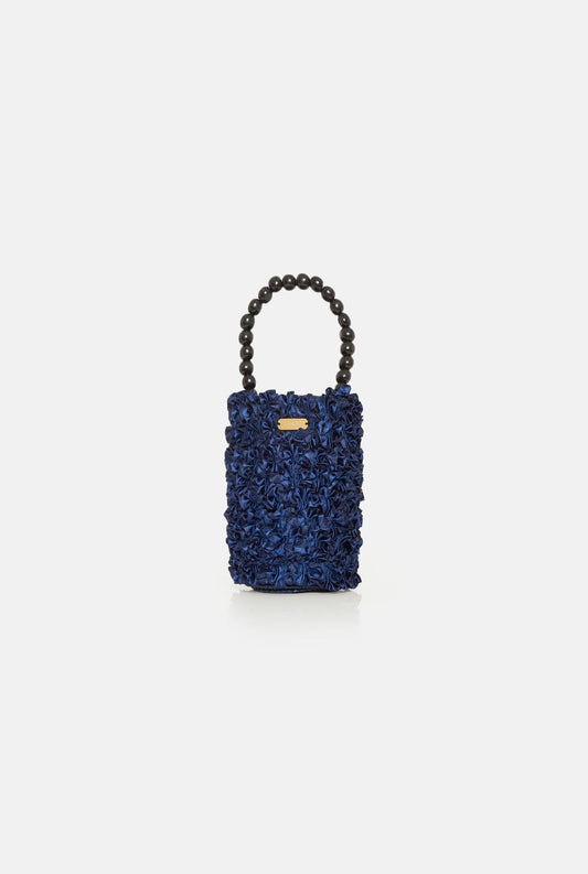 Bolso Tubito Bloom azul marino Mini bags Zahati 