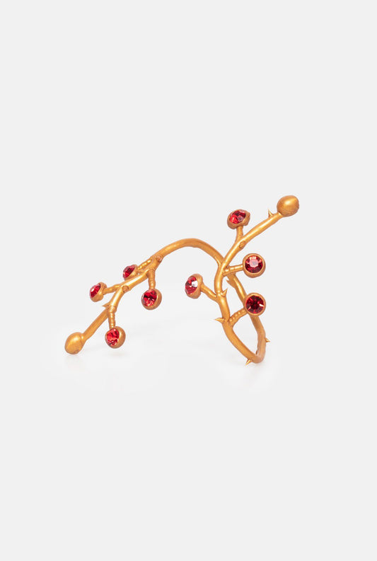 Brazalete rama cristal rojo bracelet Joaquin Blanco 