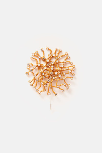 Broche Zulueta gold · Joaquin Blanco