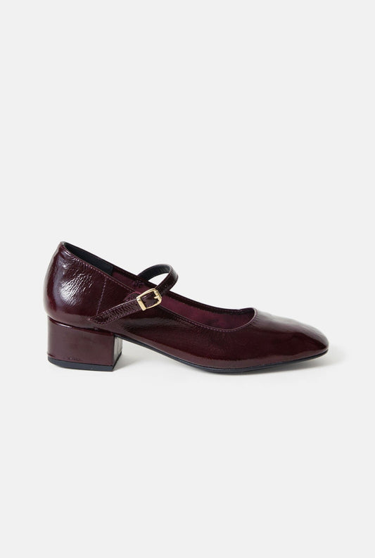 Camila high aubergine Flat shoes Mint and Rose 
