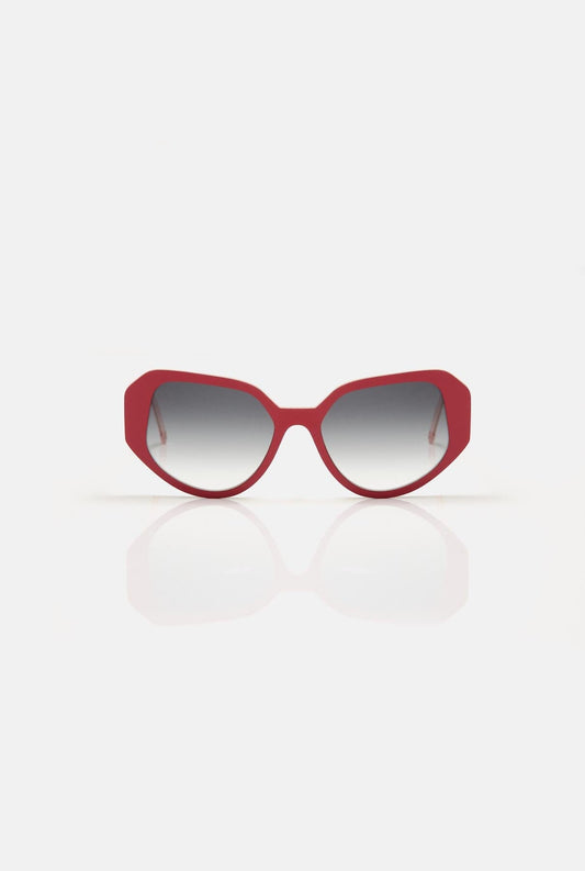 Carla Raspberry Red Sunglasses NINA MUR 