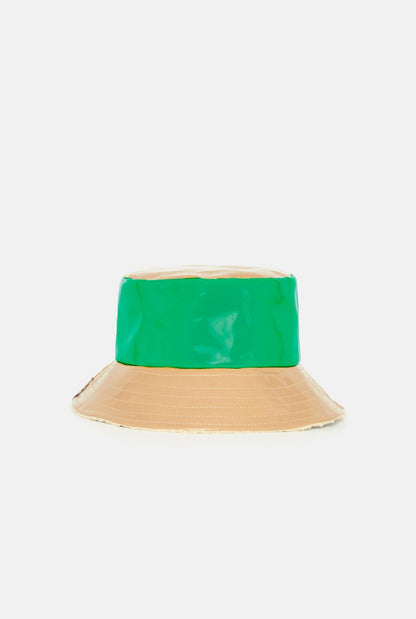 Charolito bicolour green-latte hat Hats Gakomi 