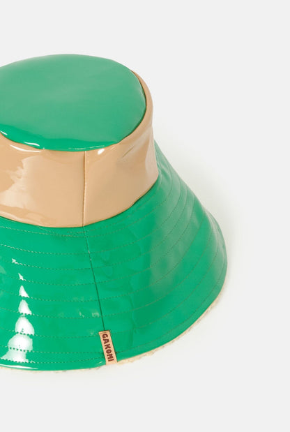 Charolito L tricolour green-latte Hats Gakomi 