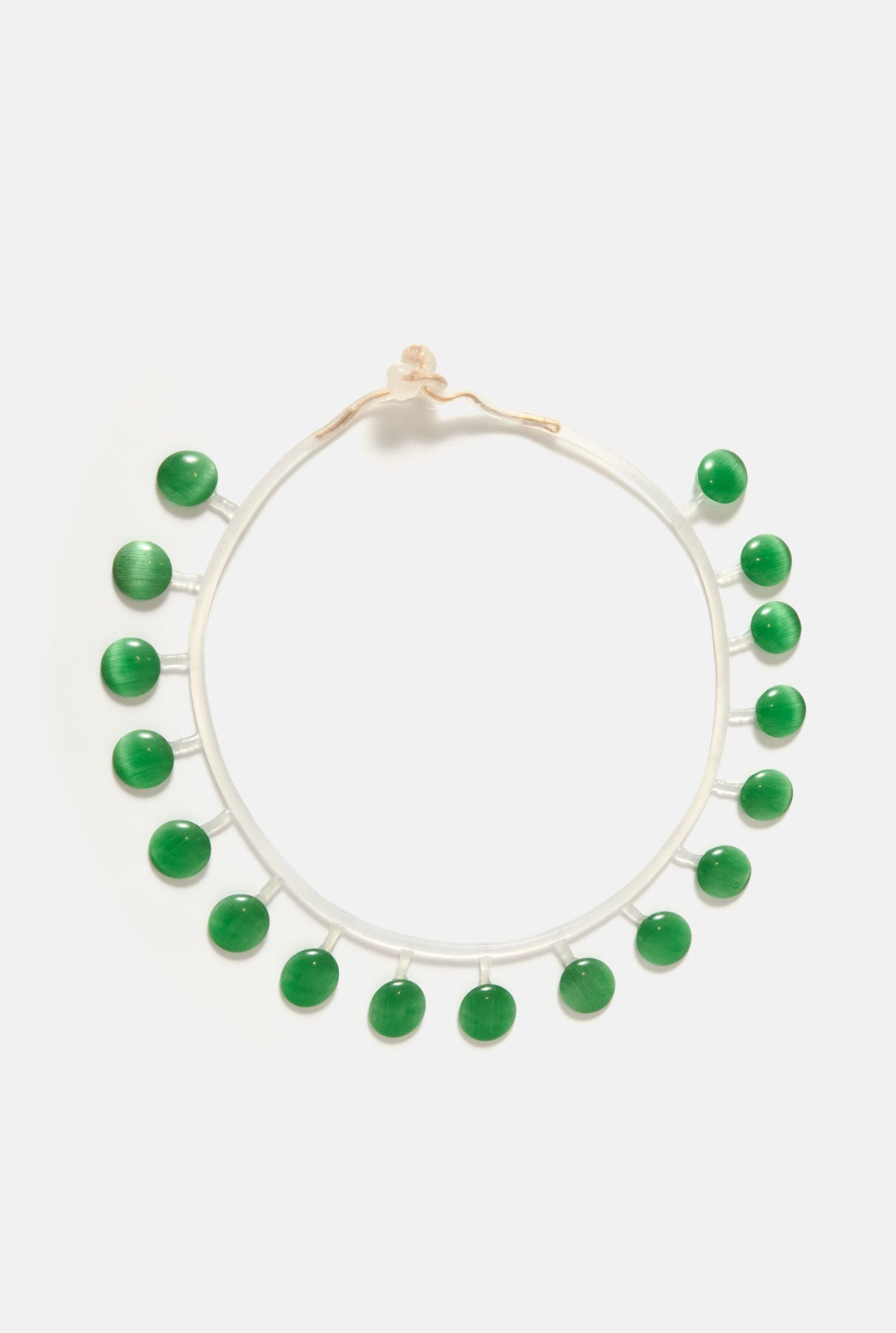 Collar flotante green necklace Joaquin Blanco 