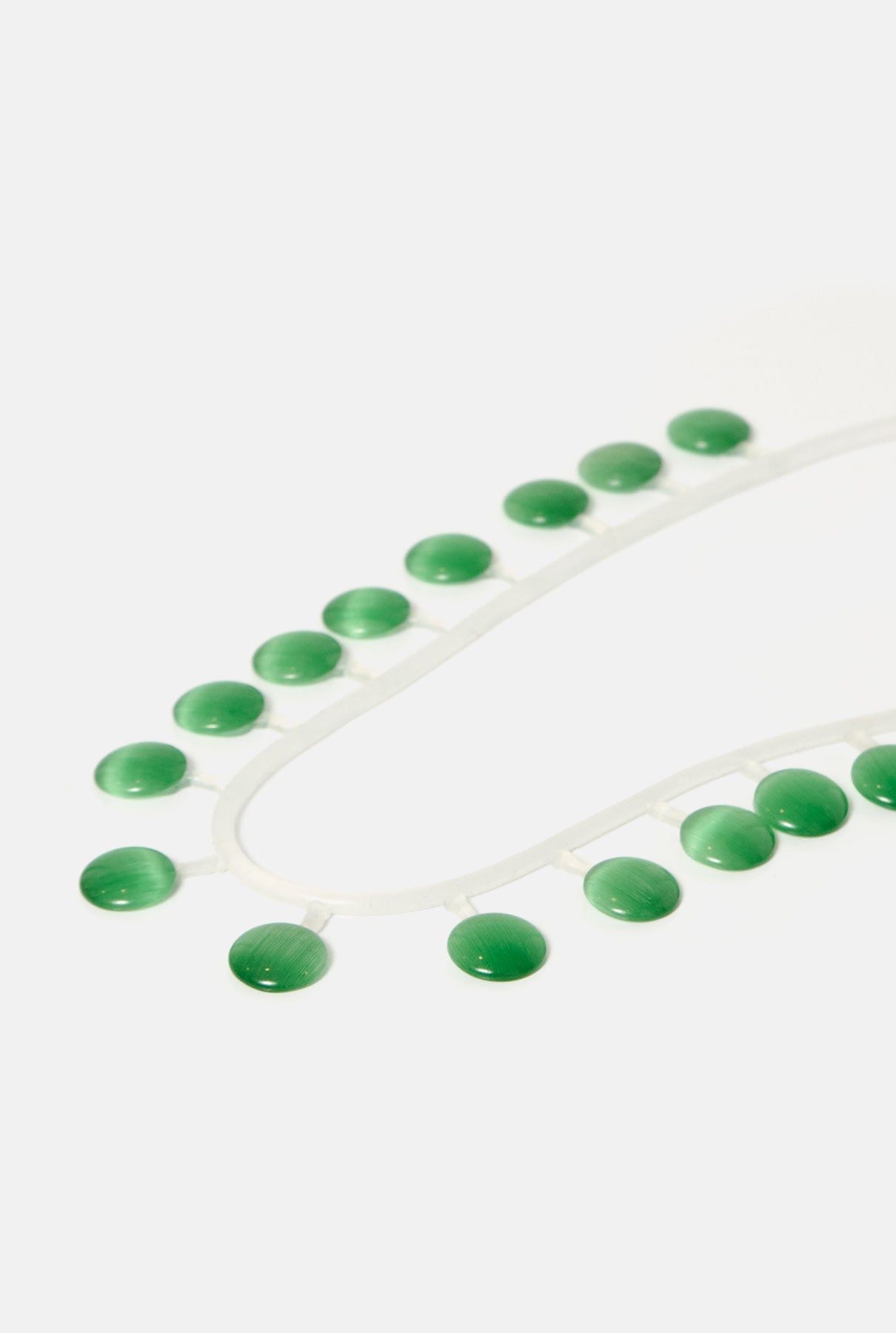 Collar flotante green necklace Joaquin Blanco 