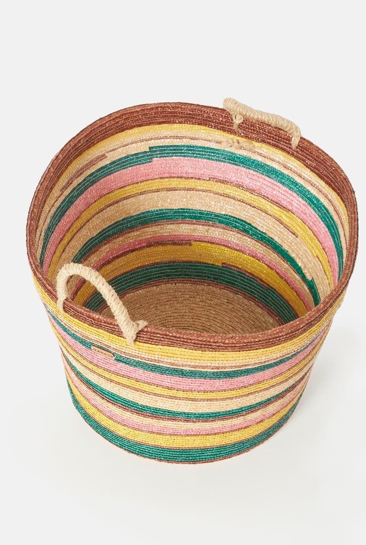 Colourful XL basket Accessories Zahati 