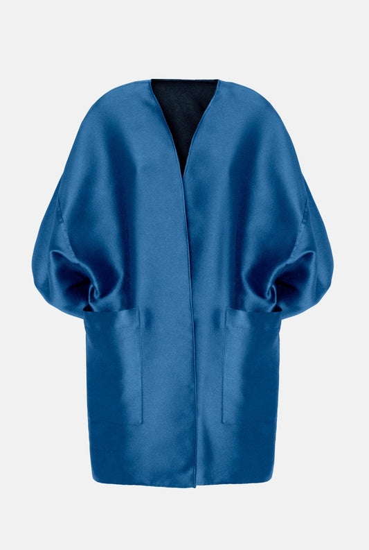 Copia de Abrigo Greta Reversible Azulon-Negro Coats Duyos 