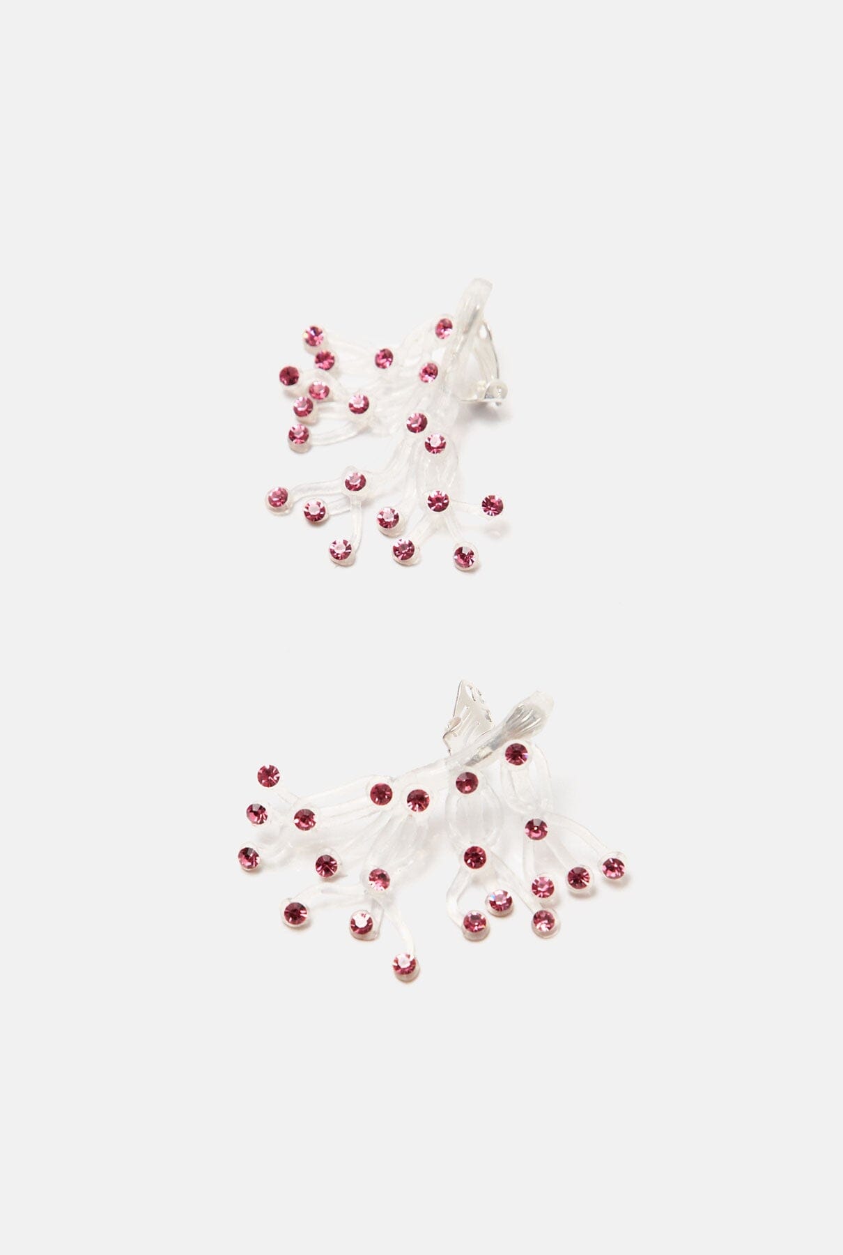 Copia de Pendientes Orietta Transparente/Rose Earrings Joaquin Blanco 