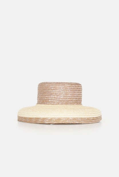 Cuchi curved gold and white Hats Zahati 