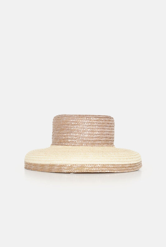 Cuchi curved gold and white Hats Zahati 