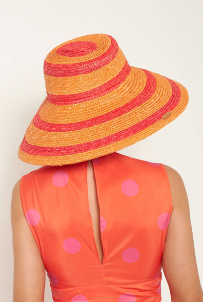 Cuchi Zebra red-orange hat Hats Zahati 