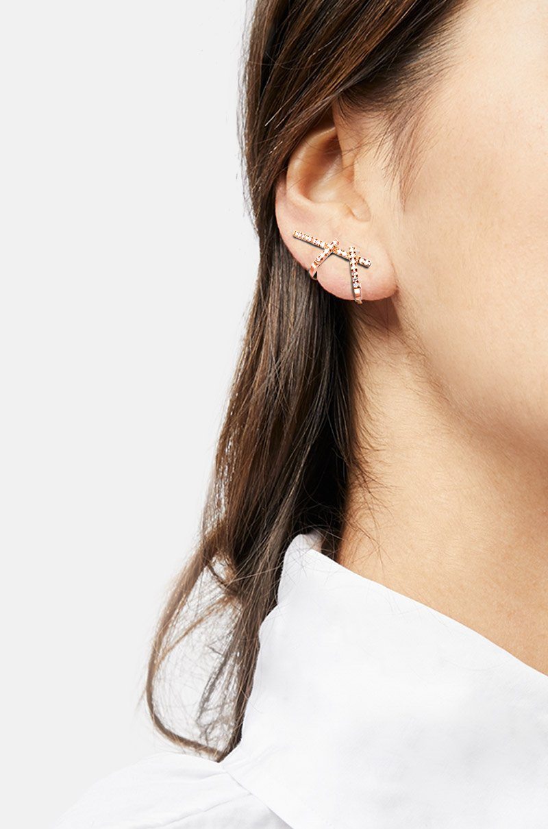 Doble daga earrings Earrings Gold & Roses 