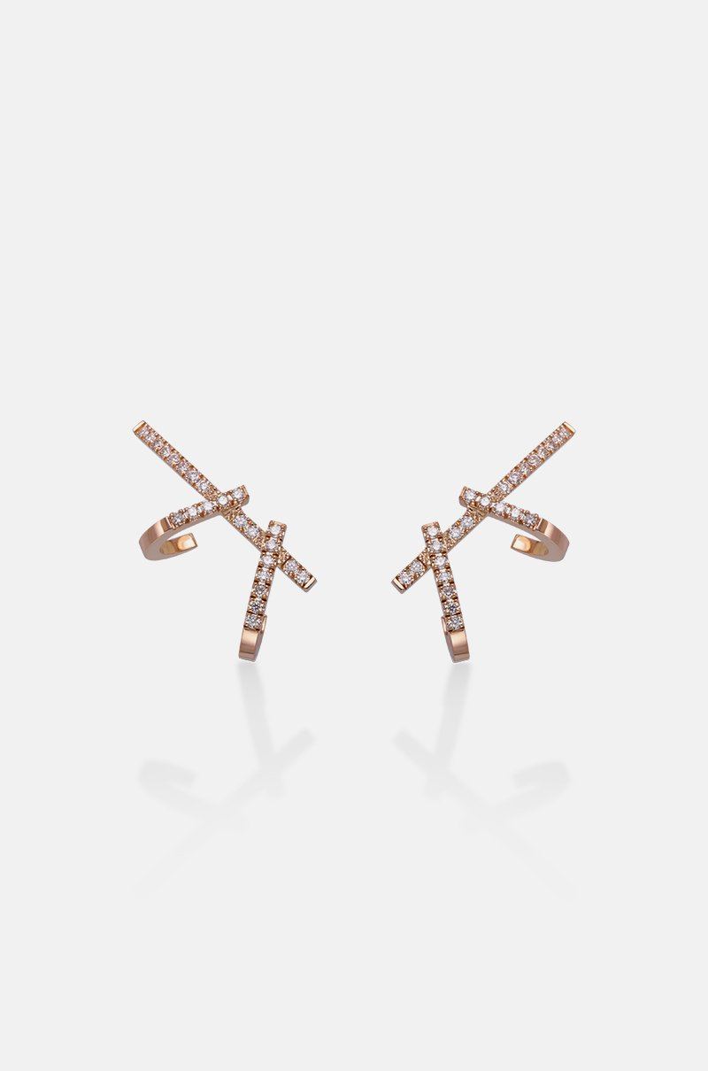 Doble daga earrings