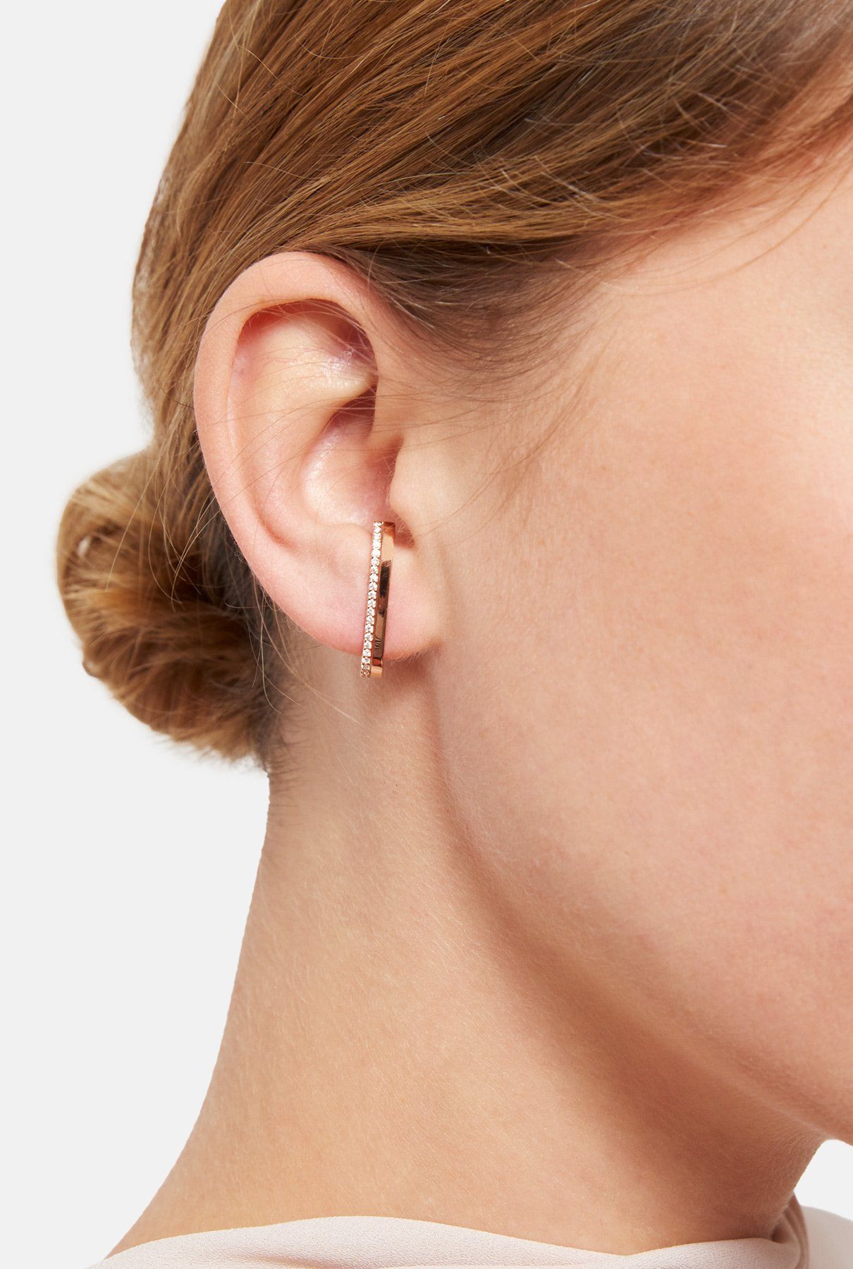 Earrings D earring Gold & Roses 