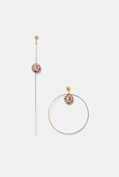 Emilia mosaico asymmetrical red · La Morenita