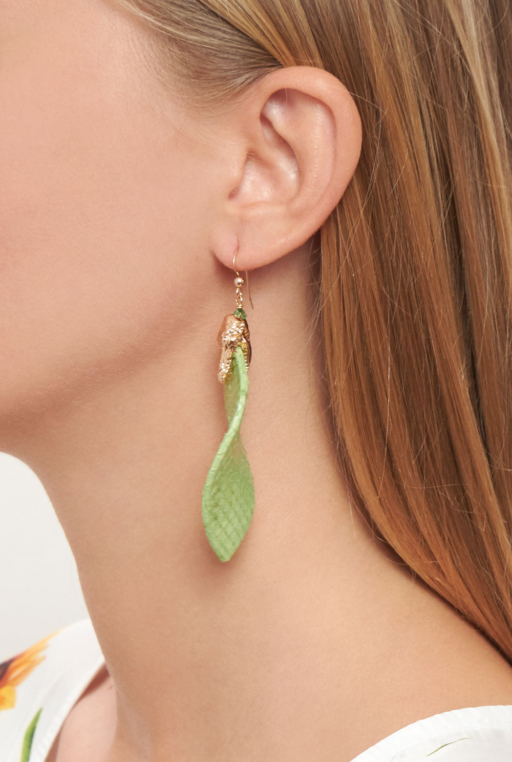 Florencia Earrings Green Earrings La Morenita 