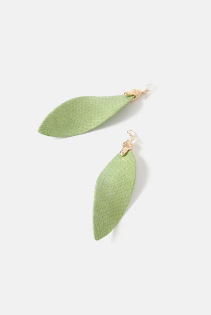 Florencia XL Green Earrings Earrings La Morenita 