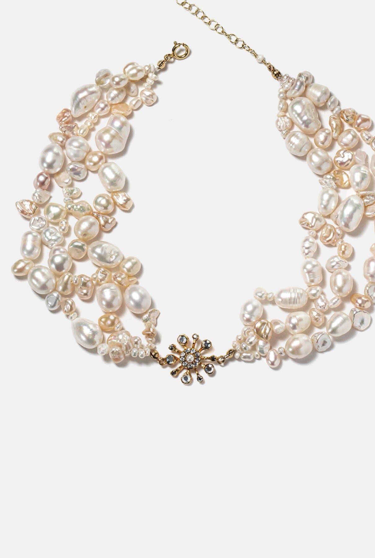 Gargantilla Caos de Perlas Necklaces M de Paulet 