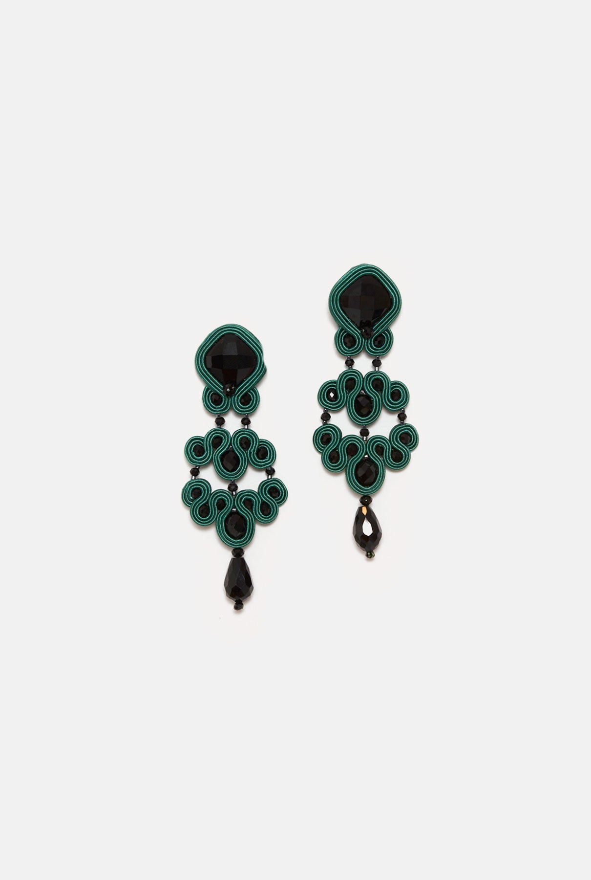 Gótico Azabache XL Uranio earring Musula Jewels 