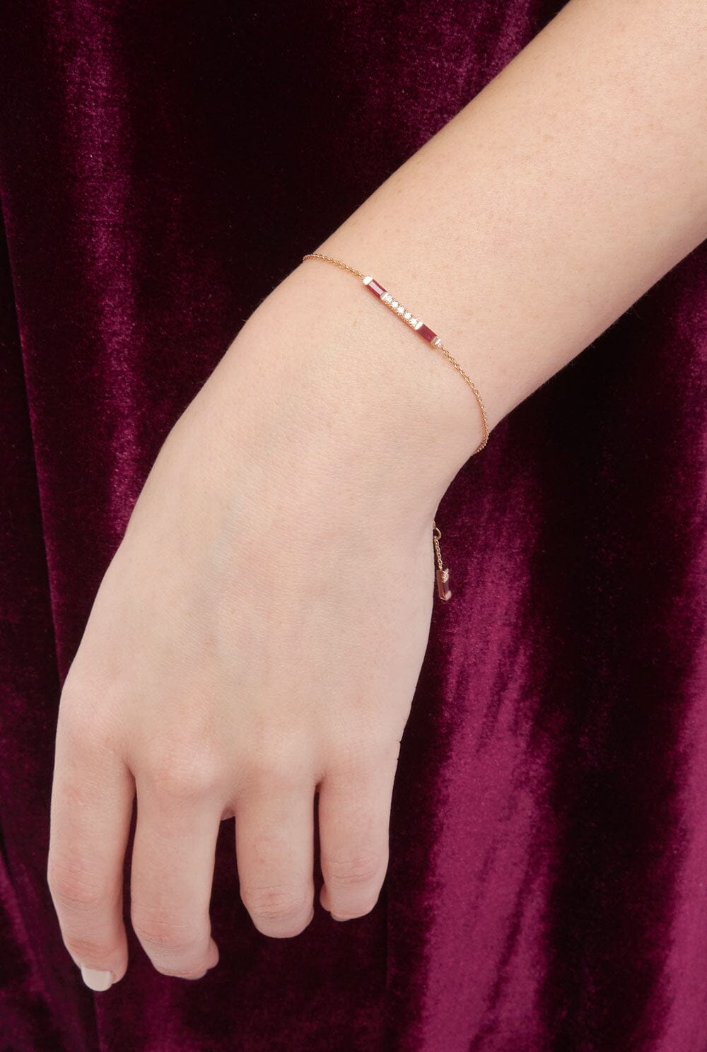 I am Red Chain bracelet Bracelets Gold & Roses 