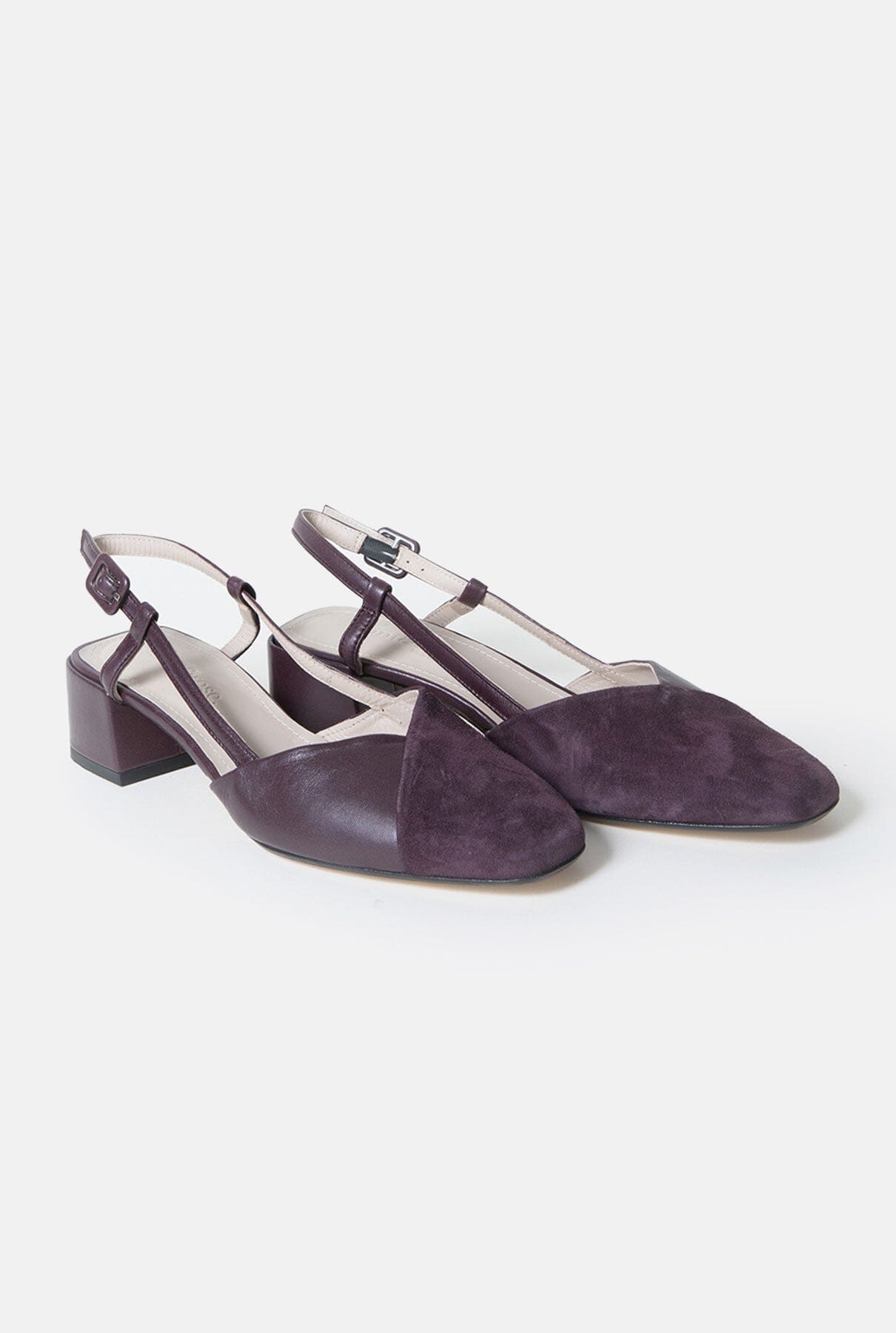Jane aubergine grape Flat shoes Mint and Rose 