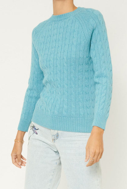 Jersey Veda Turquesa Sweaters Kolonaki 
