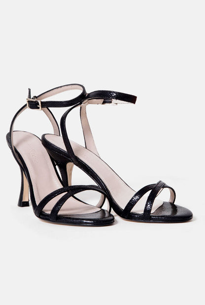 Kate cristaelle negro Heels Mint and Rose 