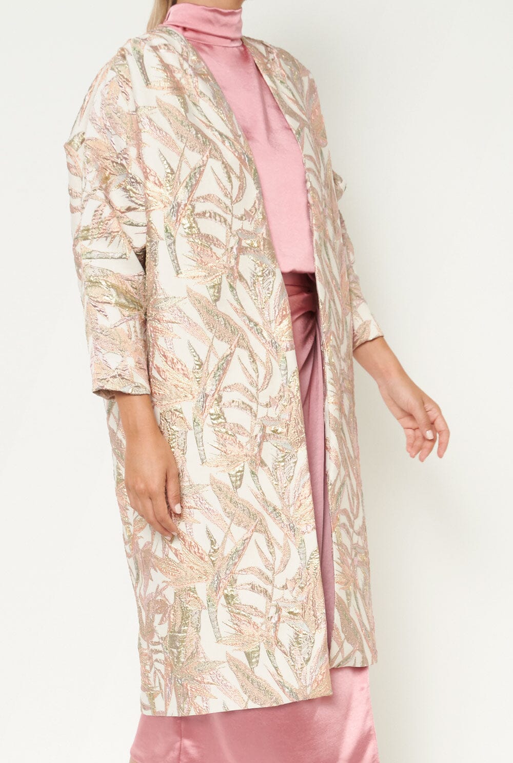 Kimono Joan Brocado Pastel Jackets Duyos 