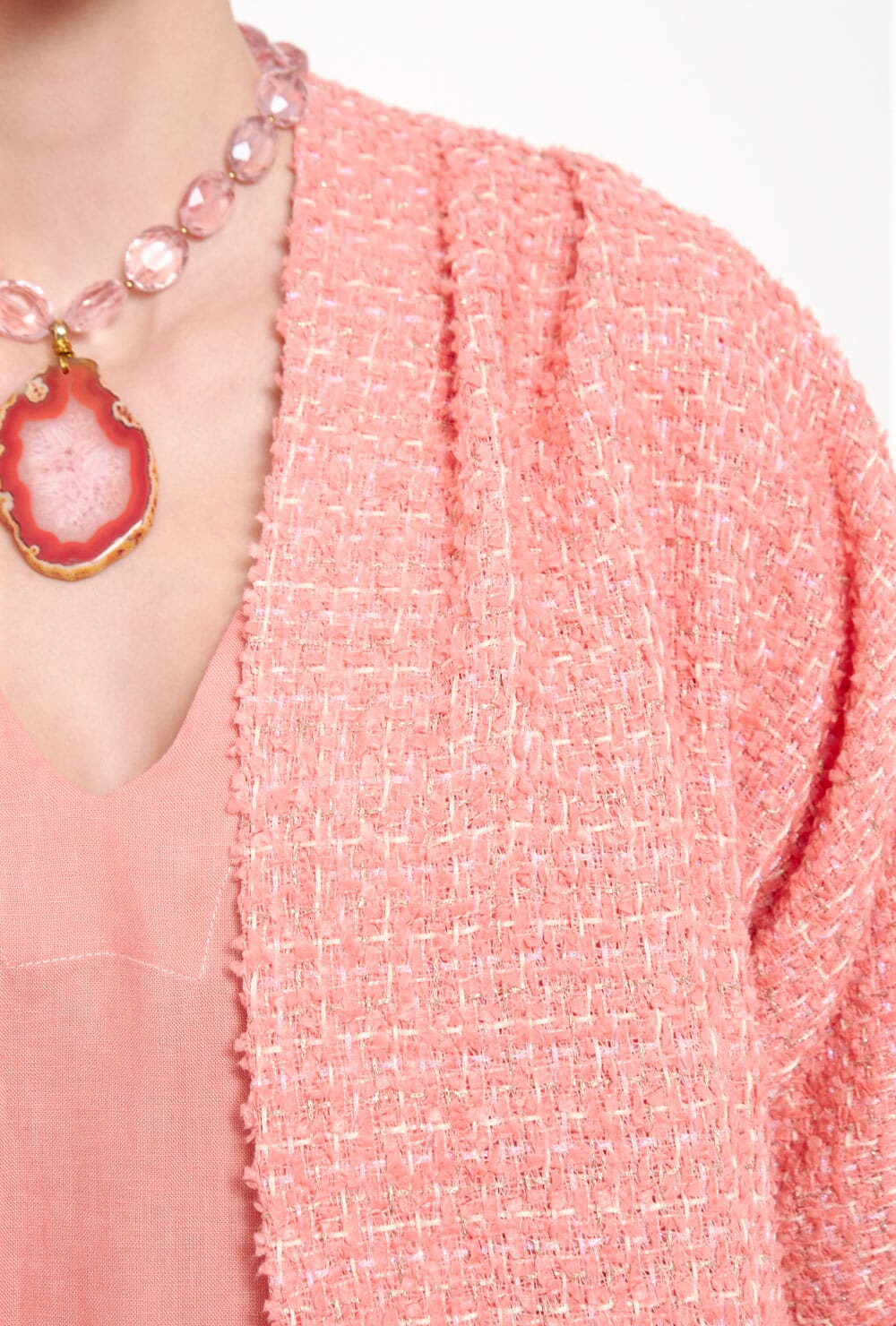 Kimono Joan rosa pastel Capes & shawls Duyos 