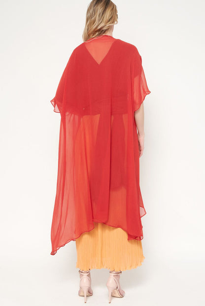 Kimono rojo Capes & shawls Miguel Marinero 