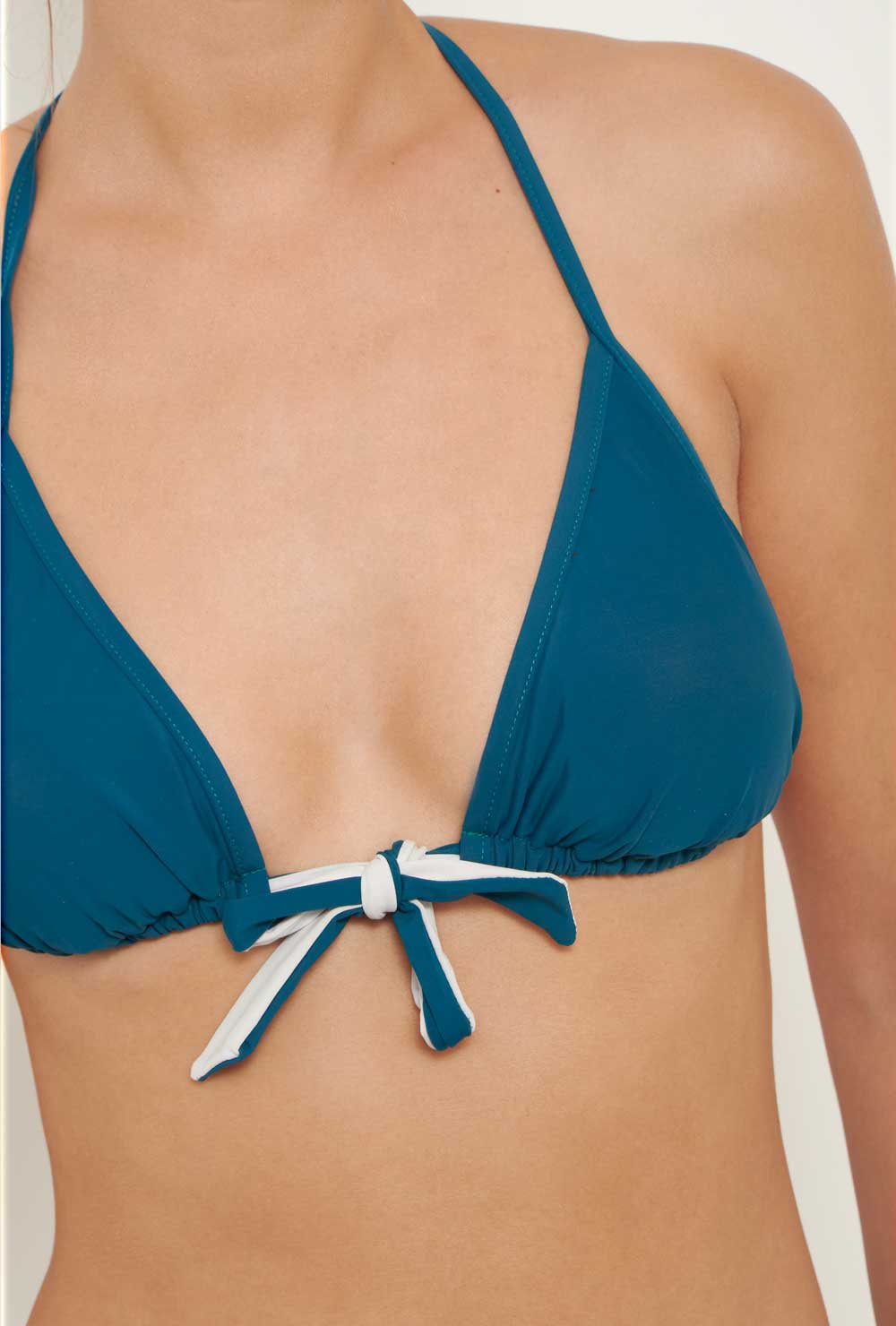 Knot Bluish Bikini Top Swimwear MUR Swimwear 