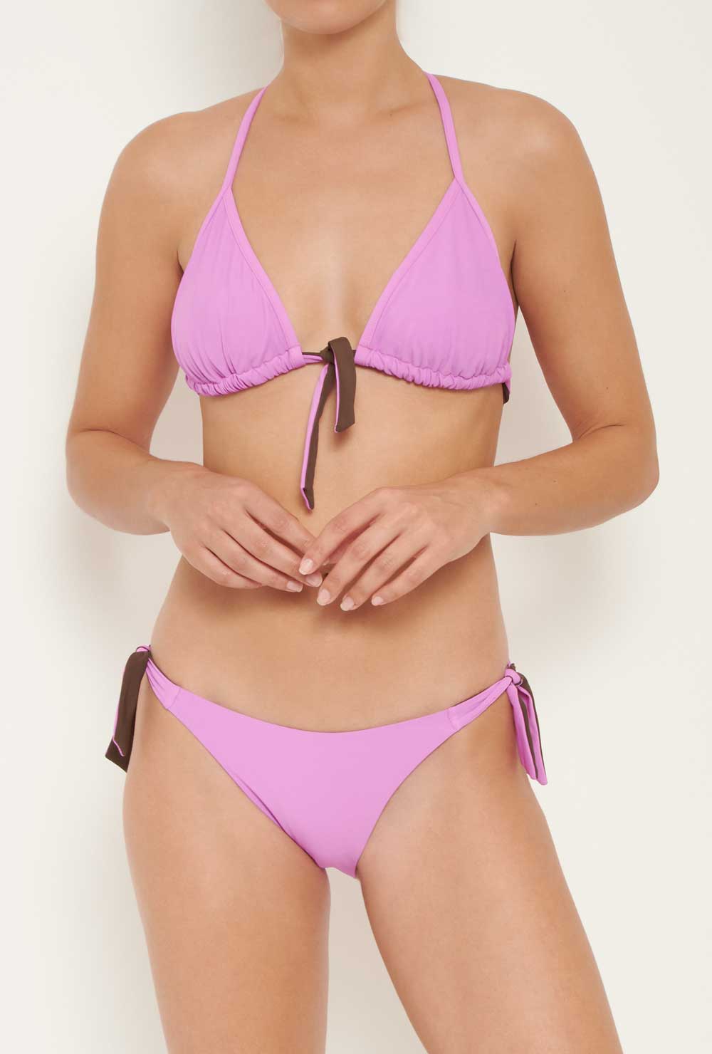 Knote Lilac Bikini Top Swimwear MUR Swimwear 