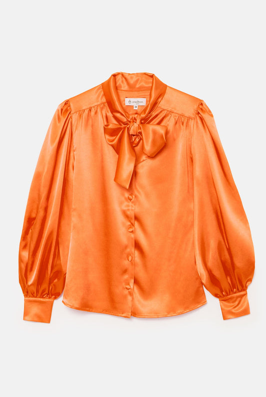 Lara orange shirt Shirts & blouses Leyre Doueil 