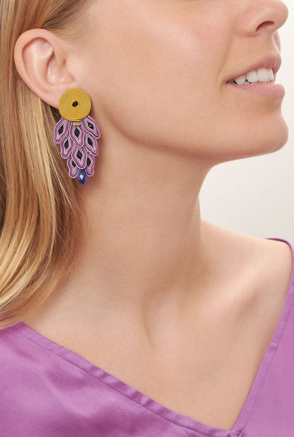 Lavande Paris Earrings earring Musula Jewels 