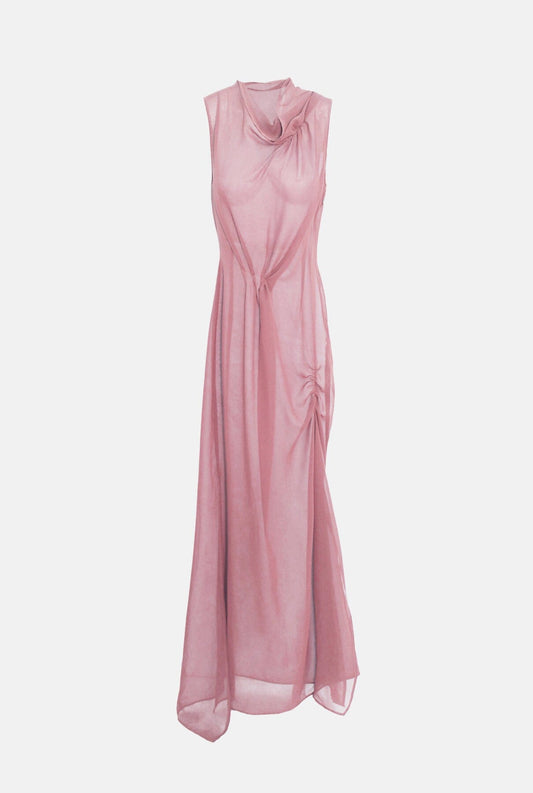 Light pink gauze dress Dresses Habey Club 