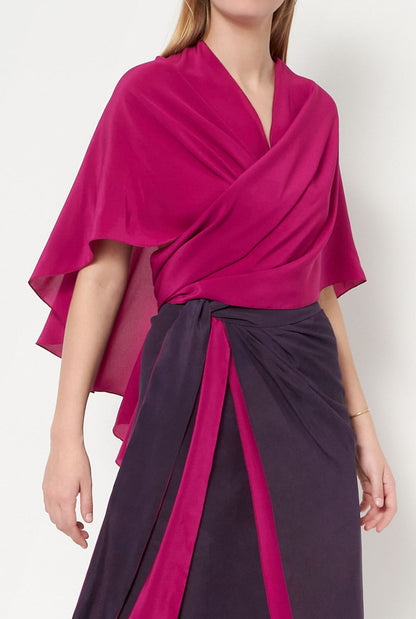 Luka Skirt bougainvillea/naturally dyed purple Skirts Atelier Aletheia 