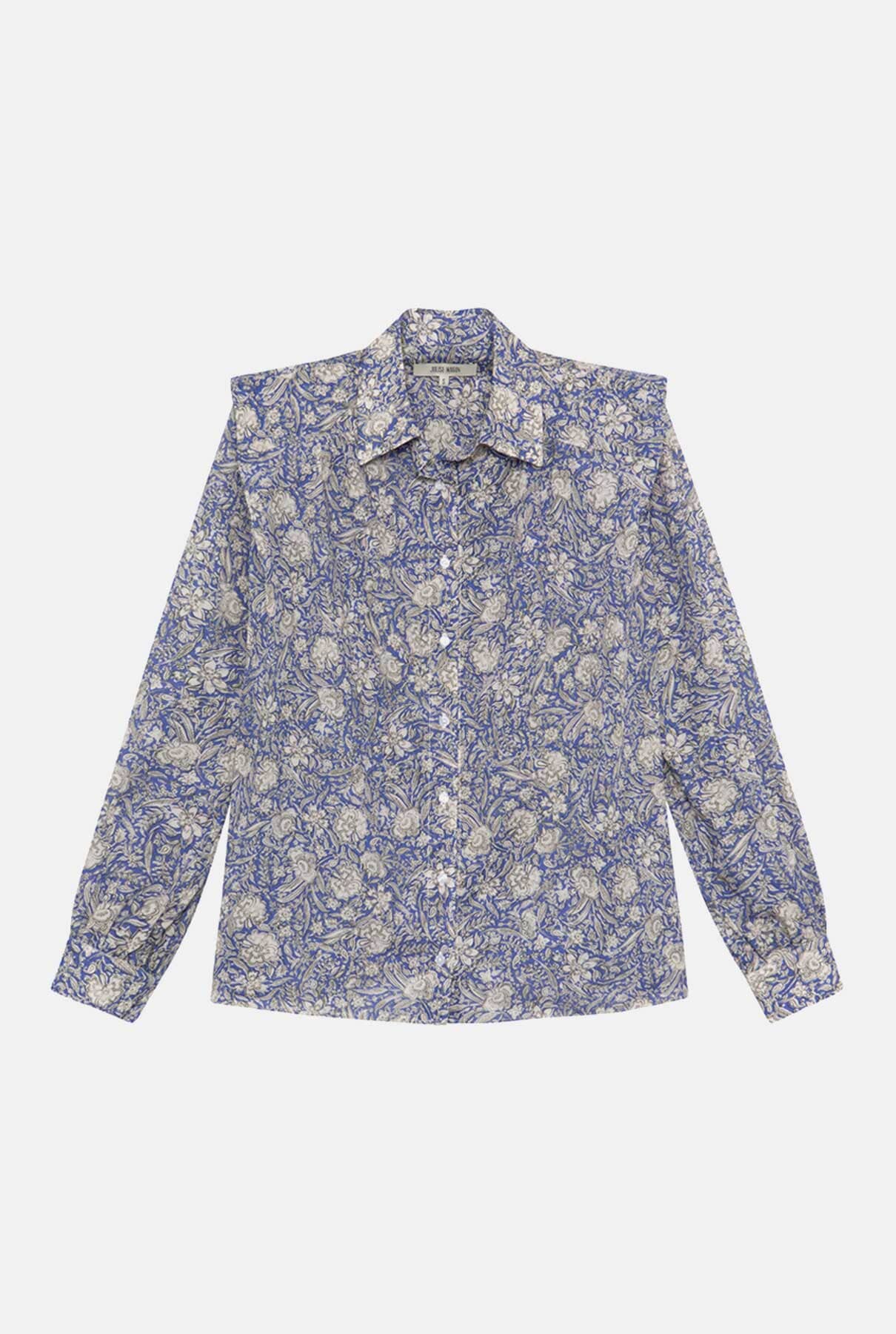 Marieta Blue Flowers Shirts & blouses Julise Magon 