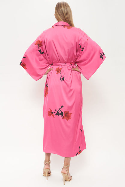 Maxi Kimono Rose Dresses Juan Vidal 