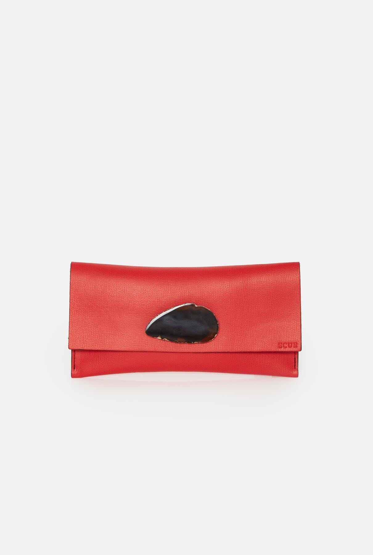 Midi Clutch - Rojo Grabada Hand bags Ecue 