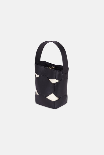 Mini Puzzle Tote Black Shoulder bags Moi & Sass 