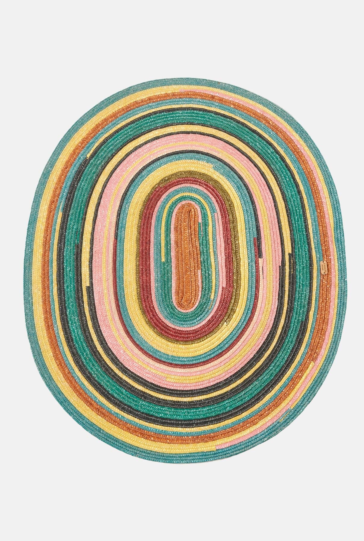 Multicolour Oval tapestry Accessories Zahati 