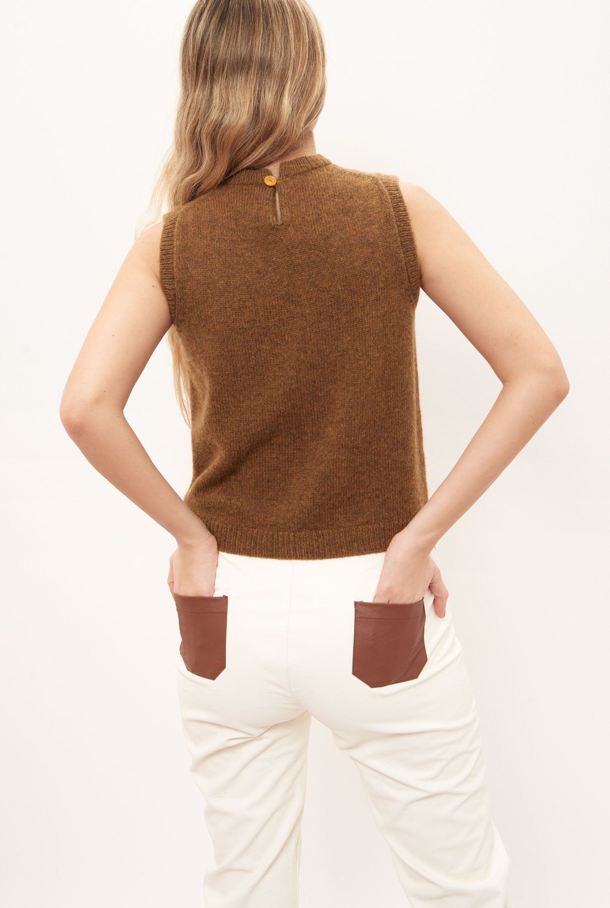 Mumu Brown Vest vest Laia Alen 