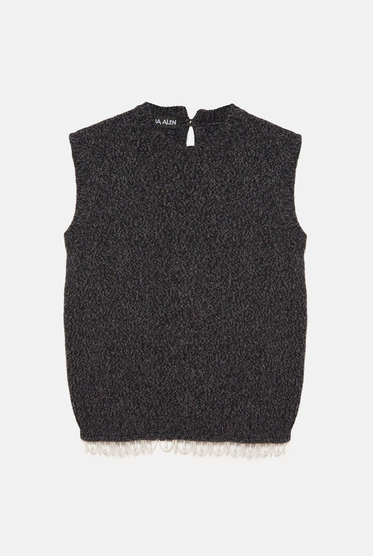 Mumu Pearly Charcoal vest Laia Alen 