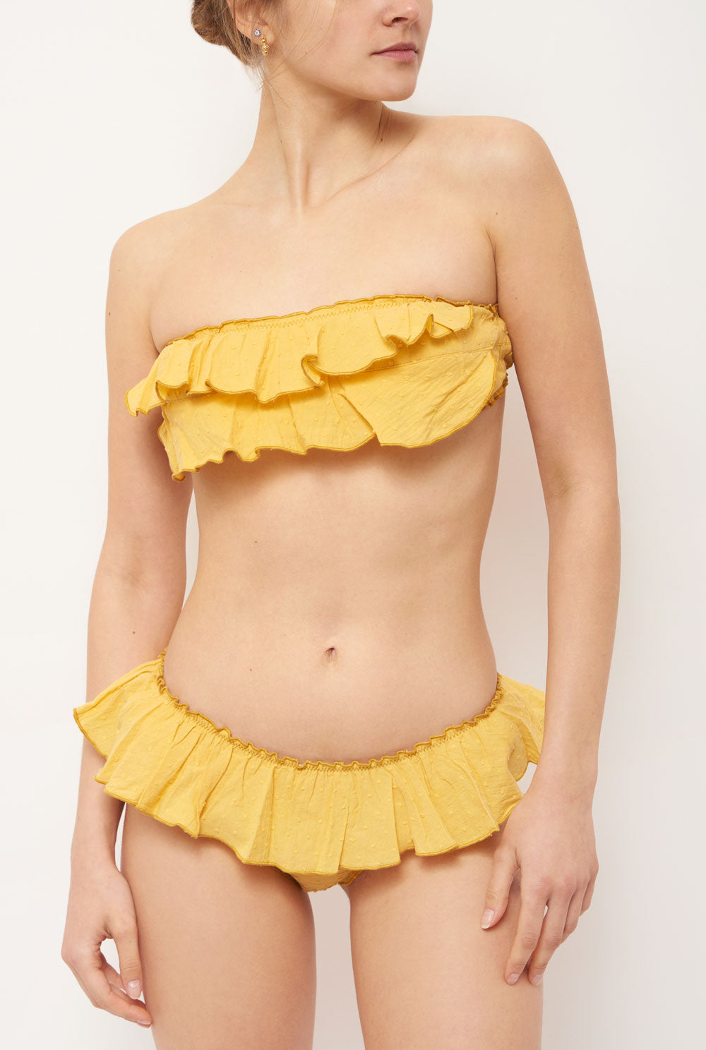 Mustard Plumetti Bikini swimwear Como un pez en el agua 