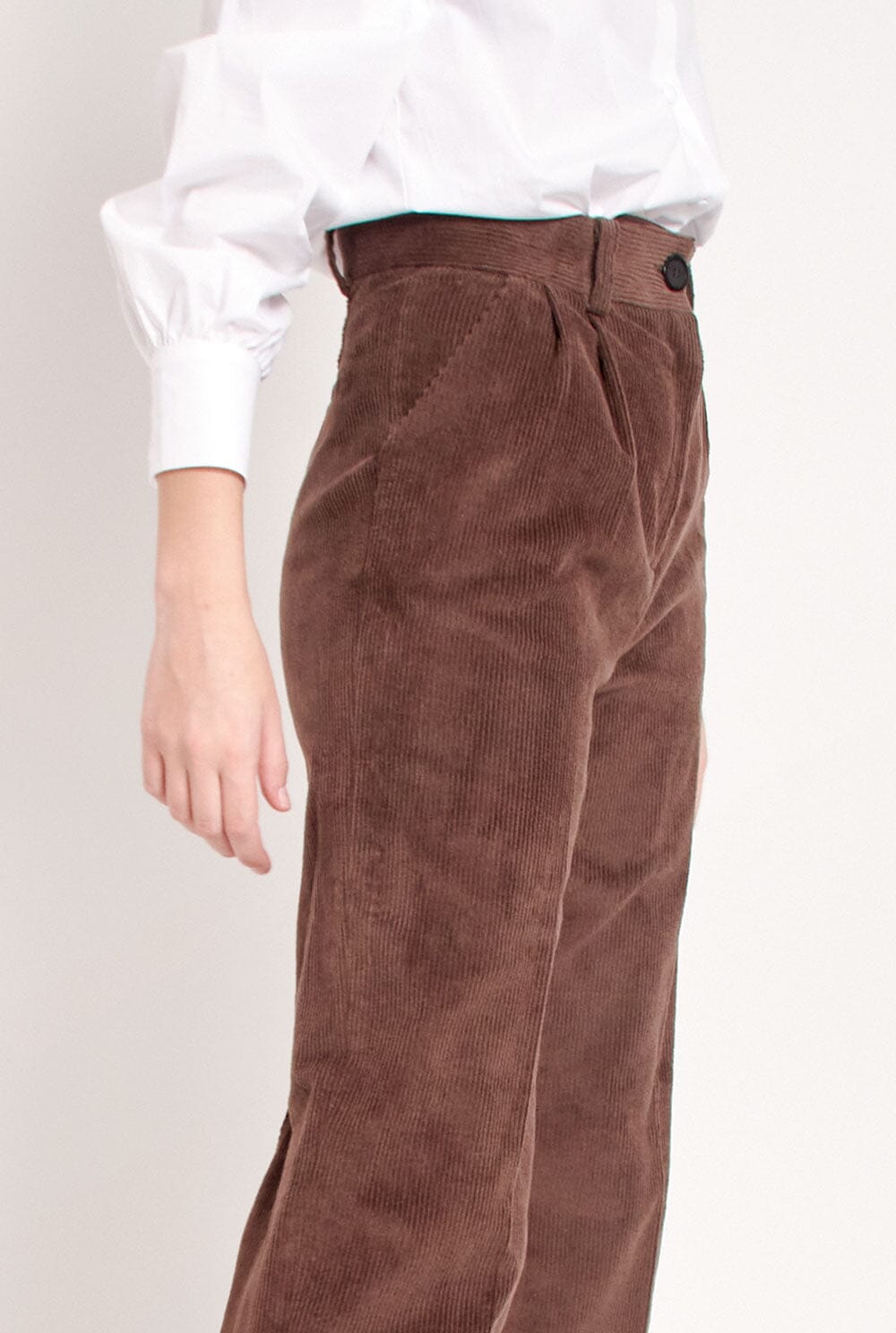 Pantalon Wynda Marron Trousers Kolonaki 