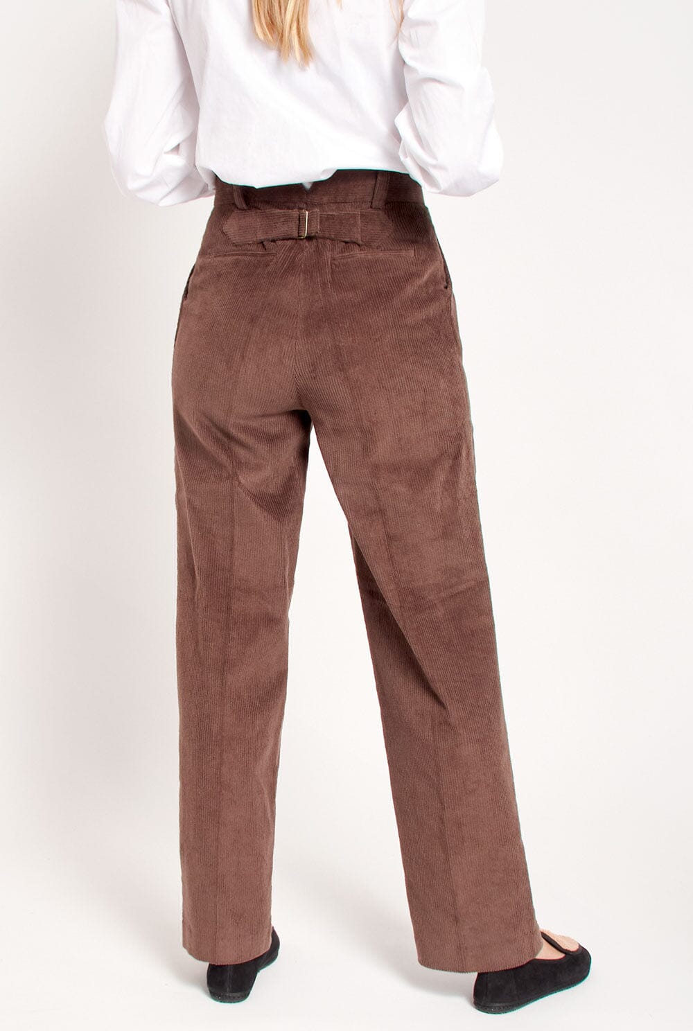 Pantalon Wynda Marron Trousers Kolonaki 