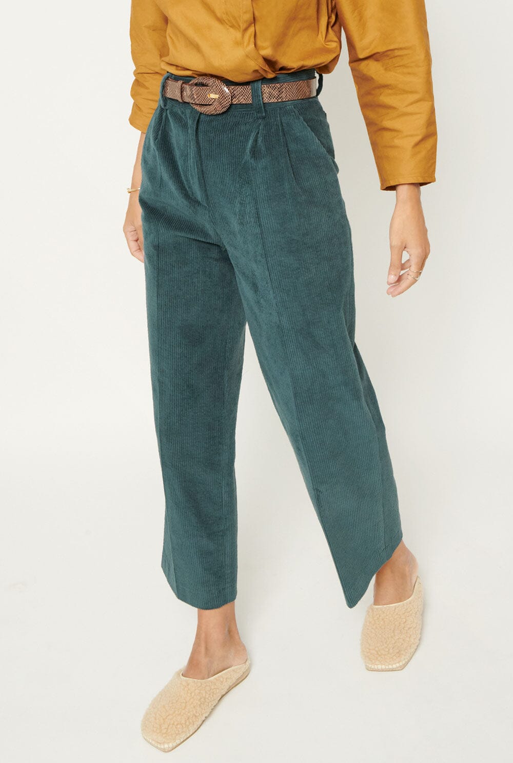 Pantalon Wynda Verde Trousers Kolonaki 