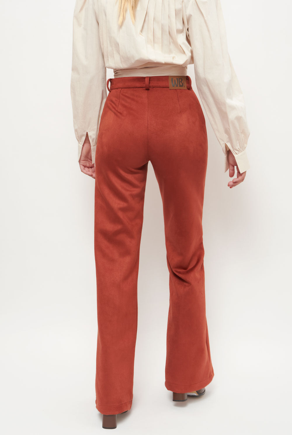 Pantalones Avedon Burgundy Trousers Wearitbe 