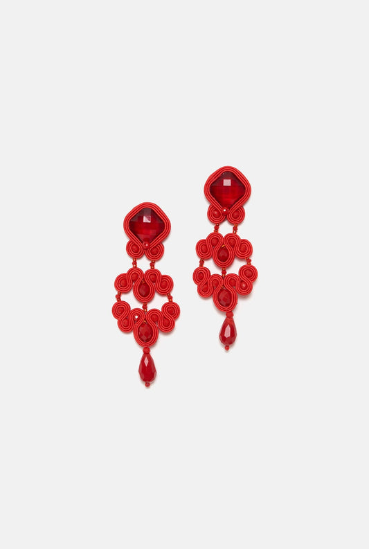 Passion Rouge XL Earrings earring Musula Jewels 